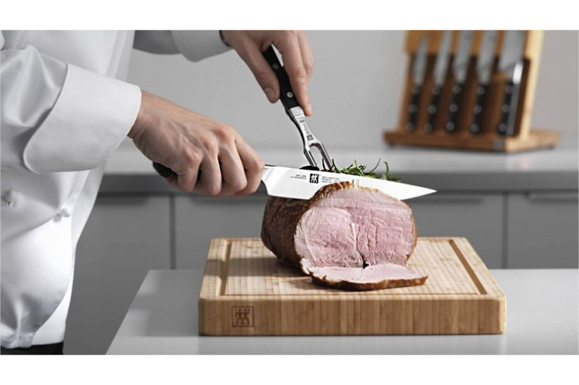 Zwilling Pro Tranchierset geschmiedet - 1 Fleischgabel + 1 Tranchiermesser