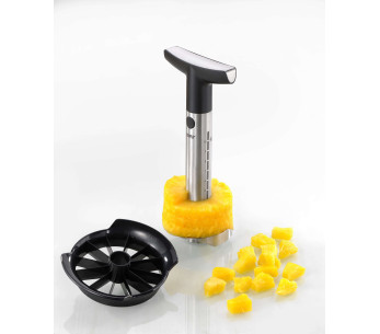 Cortadora de piña profesional Gefu de acero inoxidable y ABS negro 2