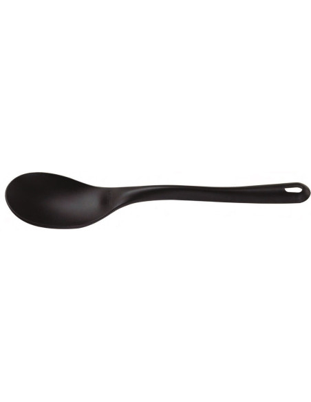 Cuillère de service professionnelle en polyamide noir 35cm