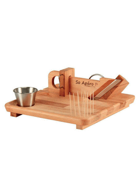 SO APERO pølse giljotin! 100 % fransk + integrert brett