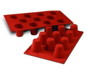 Siliconen mal voor 11 baba's 4,5cm