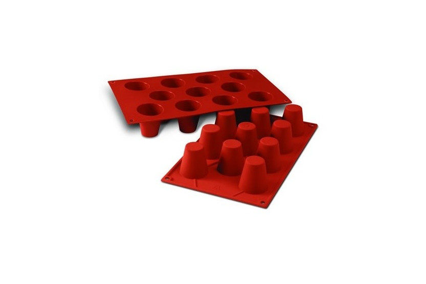 Stampo in silicone per 11 babà da 4,5 cm