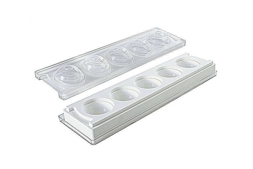 Stampo per pasticceria a sfere in silicone 3D da 48 mm