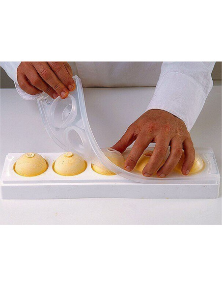 Stampo per pasticceria a sfere in silicone 3D da 48 mm