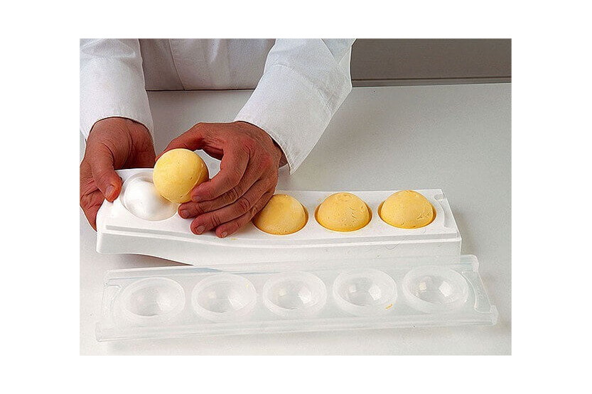 Molde de esferas de silicone 3D para pastelaria 48mm