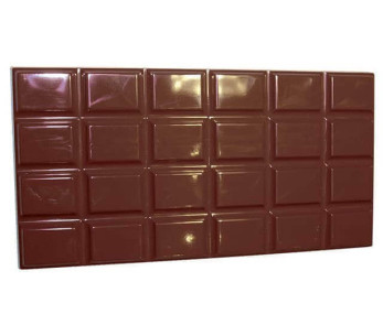 Molde para 3 tabletes de chocolate 130g 4x6 quadrados 2