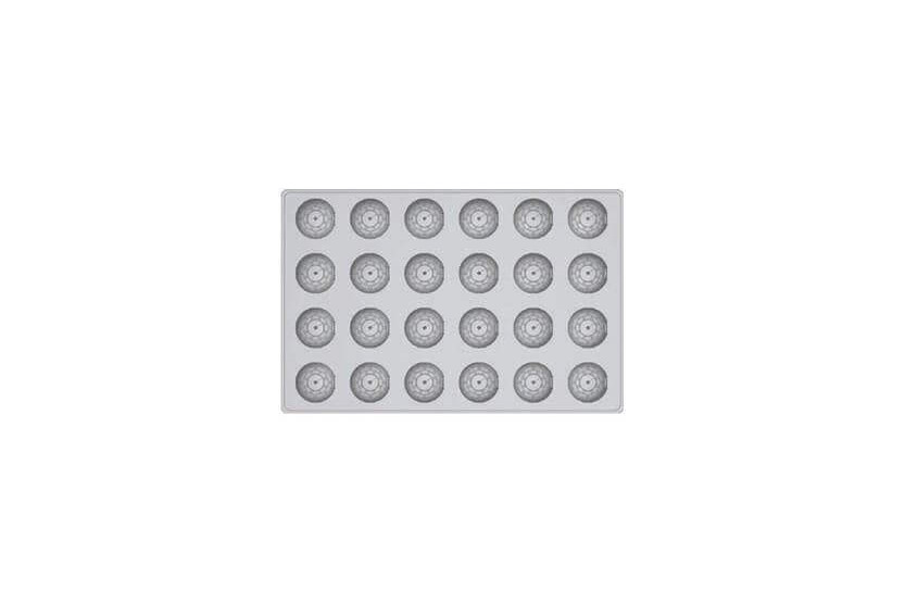 Premium 24-cells röd igloo-form i silikon