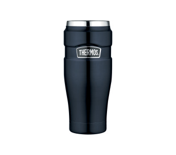 Caneca de aço inoxidável Thermos® King full azul marinho 0,47L - EQUIPAMENTO DE EXTERIOR