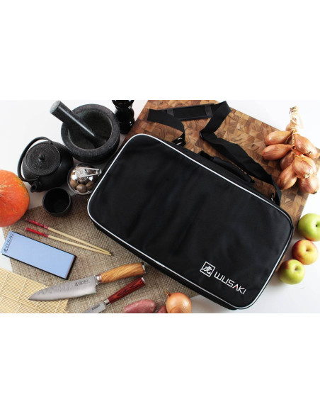 Empty Wusaki case for 21 knives and utensils + 1 large storage pocket