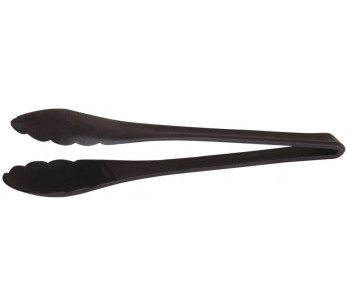 Pinze da cucina in poliammide nera con punta tonda 33 cm