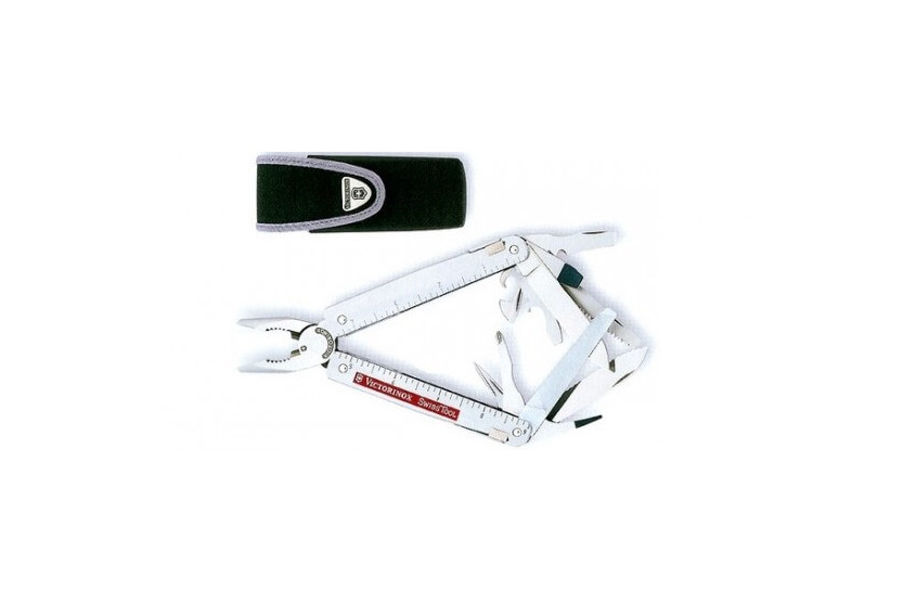 Pince Swisstool Victorinox 12 pièces lame ondulée + étui nylon