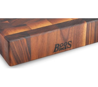 Boos Blocks Gourmet-leikkuulauta mustaa pähkinää 38x38x7.5cm 2
