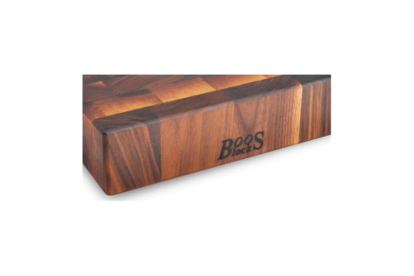 Boos Blocks Gourmet-skjærebrett i svart valnøtt 38x38x7,5 cm