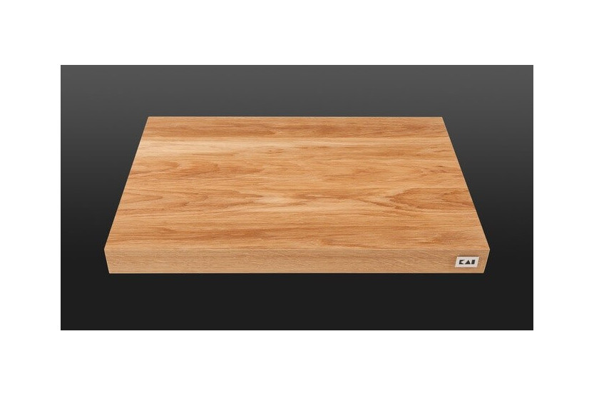 Tabla de cortar KAI en roble claro 39x26x4cm + pies antideslizantes