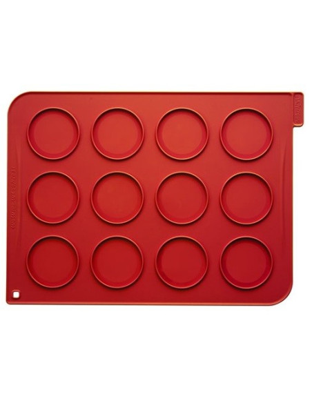 Backmatte speziell für Macarons 12 Plätze 40x30cm