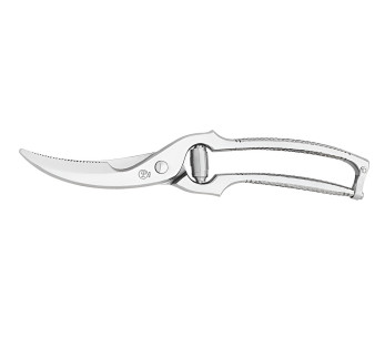 Tesoura para aves de capoeira HB em aço inoxidável com cabos sólidos de 25 cm
