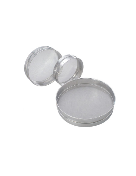 Set di 3 setacci in acciaio inox con maglia da 0,23 mm
