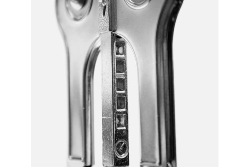 BOJ forkromet proptrækker med dobbelt greb - Bordtilbehør