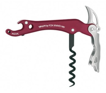 Saca-rolhas Fox Knives cor de vinho VINUM- Saca-rolhas Fox Knives