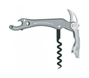 Tire bouchon VINUM Fox Knives 12cm alu anodisé titanium