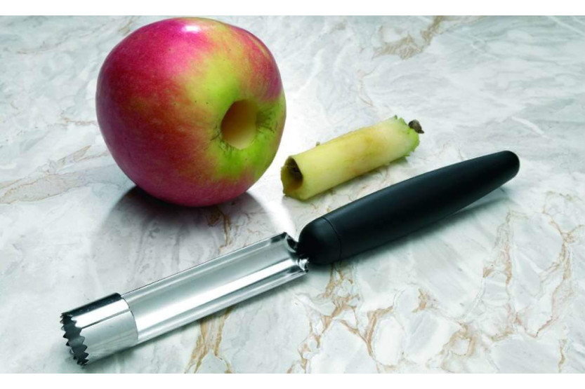 Vide-pommes professionnel Matfer lame crantée acier inox 10cm manche PP 