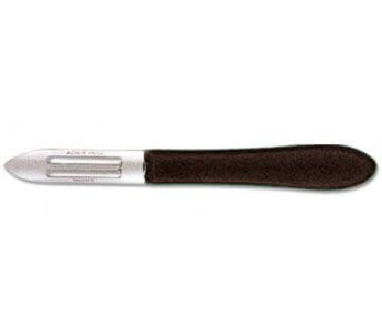 Descascador em aço inoxidável sobremoldado Pro cabo PP de 6 cm