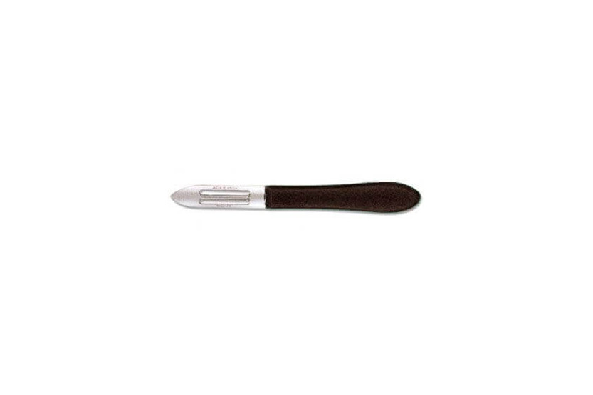 Pelador de acero inoxidable sobremoldeado Mango Pro 6cm PP