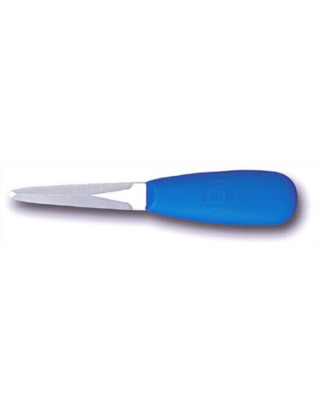 Bargoin oestermes roestvrij staal Blauw handvat
