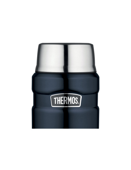Thermos® King Täysin ruostumattomasta teräksestä valmistettu kaksiseinäinen lounasrasia - 0.71L