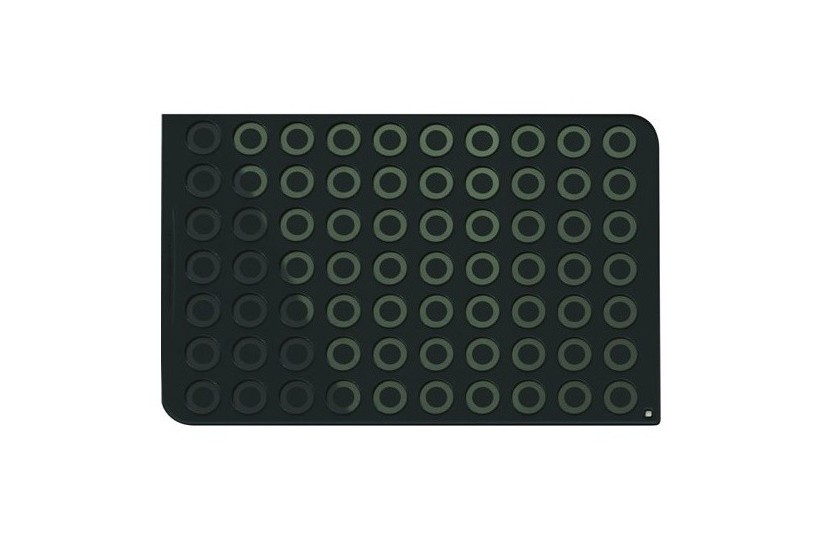 Profesjonell bakematte for 70 makroner 58x38cm