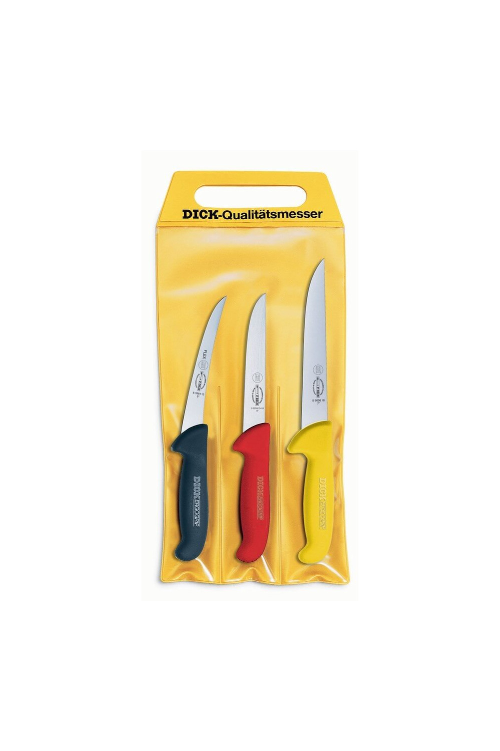 Messerset mit 3 Gemüsemessern DICK