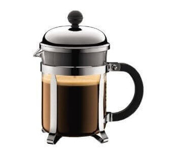 Cafetière Bodum à piston avec filtre inox - 0.50 L 4 tasses