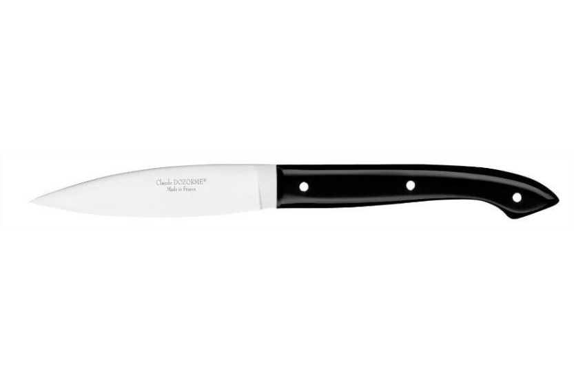 Box Knivset 6 C. DOZORME Capucin släta blad svarta handtag