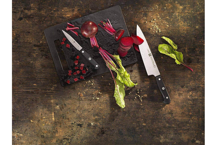 Knivsett med 3 Zwilling Gourmet-kniver: kokk + påleggskniv + spiskniv