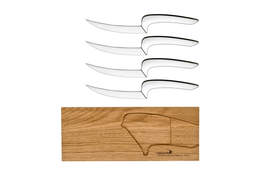 Conjunto de 4 facas para bifes Meeting Deglon em Knifeleader
