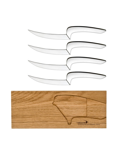 Conjunto de 4 facas para bifes Meeting Deglon em Knifeleader