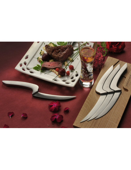 Conjunto de 4 facas para bifes Meeting Deglon em Knifeleader