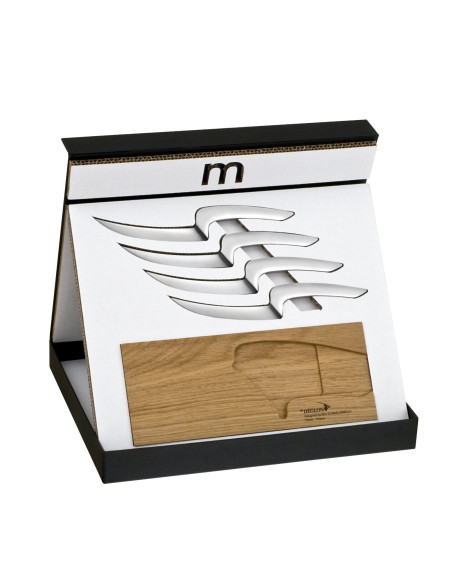 Conjunto de 4 facas para bifes Meeting Deglon em Knifeleader