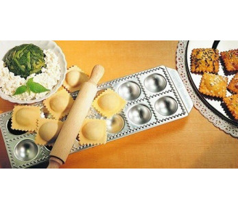 Imperia 12 pezzi stampo per ravioli quadrati 34x14cm - Accessori per la pasta