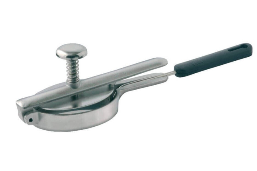 Reconstitueur de steak haché manuel oval en inox