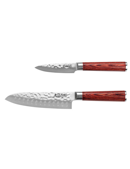 Coffret 2 couteaux Wusaki Pak X50 Santoku + Kantoor