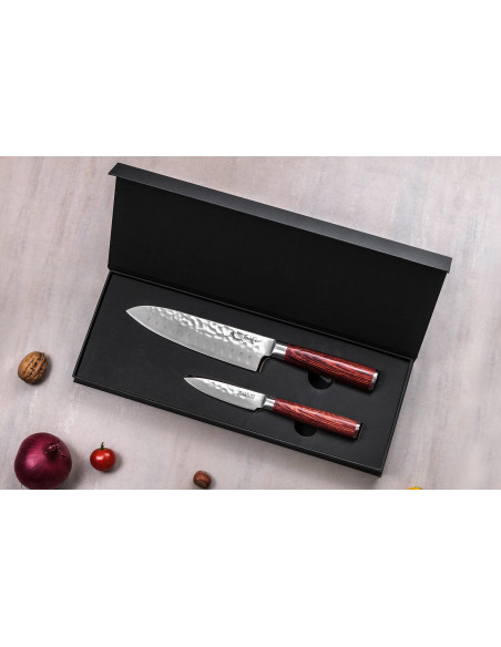 Coffret 2 couteaux Wusaki Pak X50 Santoku + Kantoor
