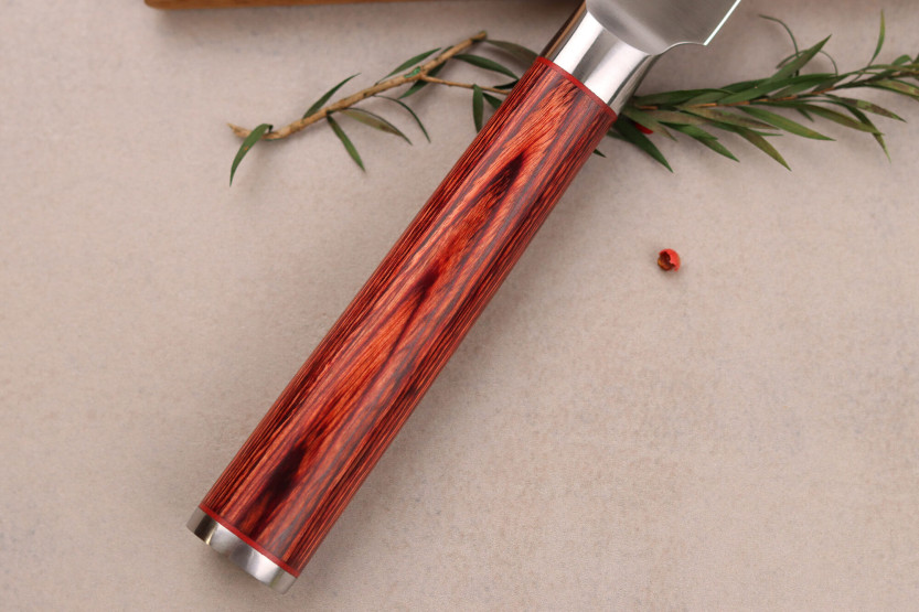Coffret 2 couteaux Wusaki Pack X50 packwood Santoku + Büro