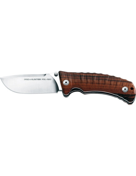 FOX PRO Hunter FX-130 Coltello da caccia pieghevole 12 cm manico in legno del deserto