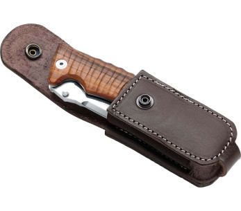 FOX PRO Hunter FX-130 Coltello da caccia pieghevole 12 cm manico in legno del deserto 2