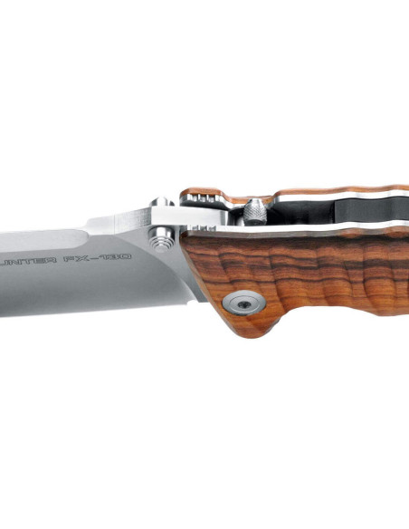 FOX PRO Hunter FX-130 Coltello da caccia pieghevole 12 cm manico in legno del deserto