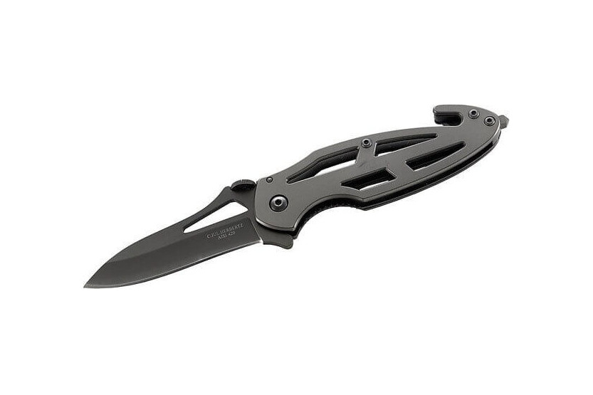 236710 Herbertz | Cuchillo plegable con rompe cristales 10cm