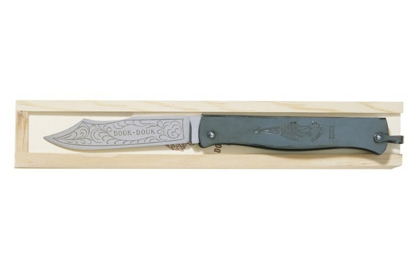Douk-Douk Géant 815 - karbonstål 14 cm metallhåndtak