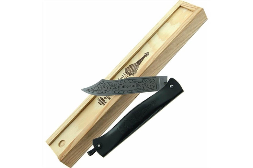 Douk-Douk Géant 815 - Kohlenstoffstahl Griff 14cm Metall