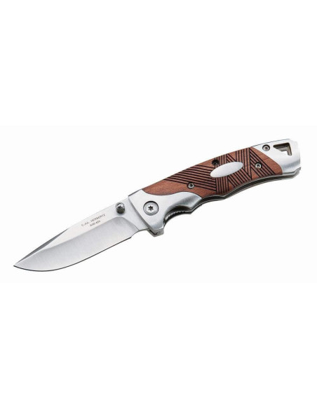 Coltello pieghevole Herbertz 213309 9 cm manico in palissandro con strisce